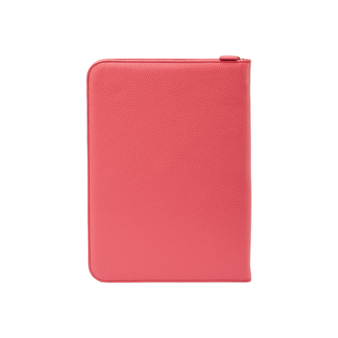 A4 NOTEBOOK HOLDER WITH ZIP FABRIANO RED
