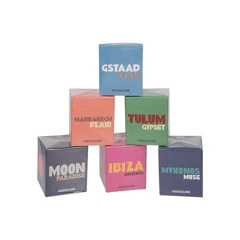 ASSOULINE TRAVEL FROM HOME SCENTED CANDLE SET
