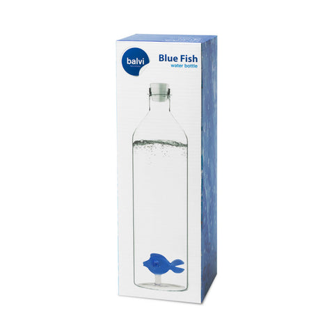 BALVI 1.2 LT BOROSYLLIC GLASS BOTTLE BLUE FISH 24619