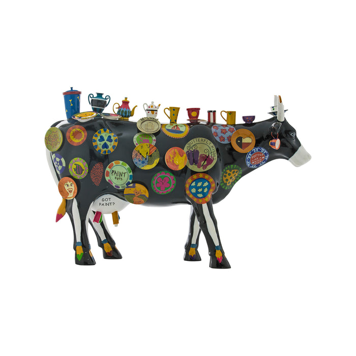 COW PARADE XL THE MOO POTTER BY MEREDITH MC CORD
