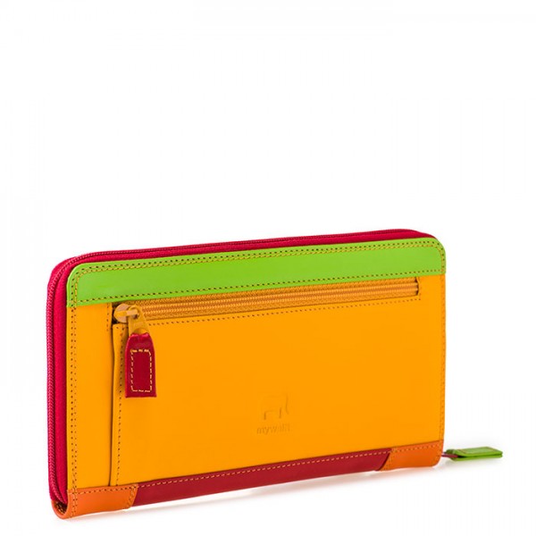 WOMEN'S LEATHER WALLET WITH ZIP JAMAICA MY WALIT 