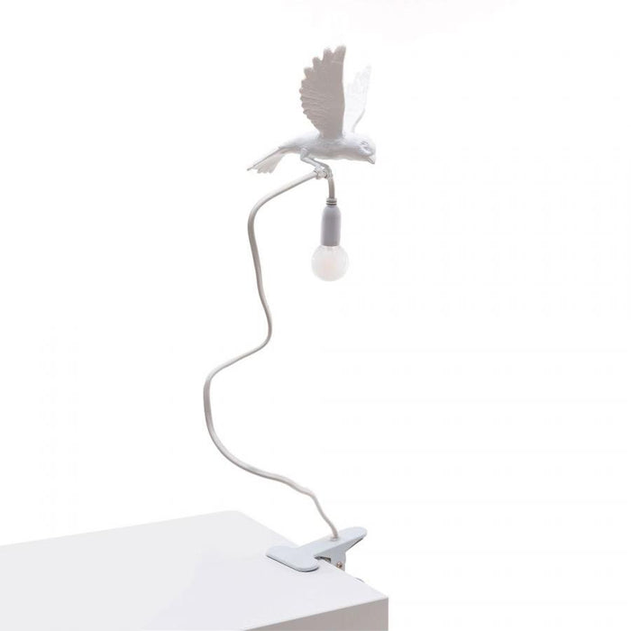 "SELETTI SPARROW LANDING RESIN USB LAMP ART. 15310"