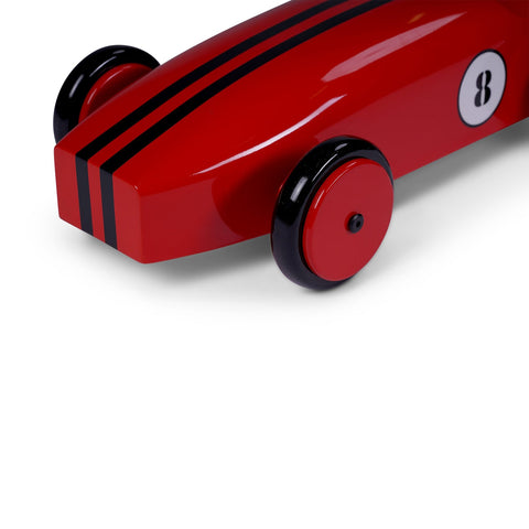WOODEN CAR CLASSIC RED AUTHENTIC MODEL AR065