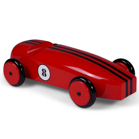 WOODEN CAR CLASSIC RED AUTHENTIC MODEL AR065