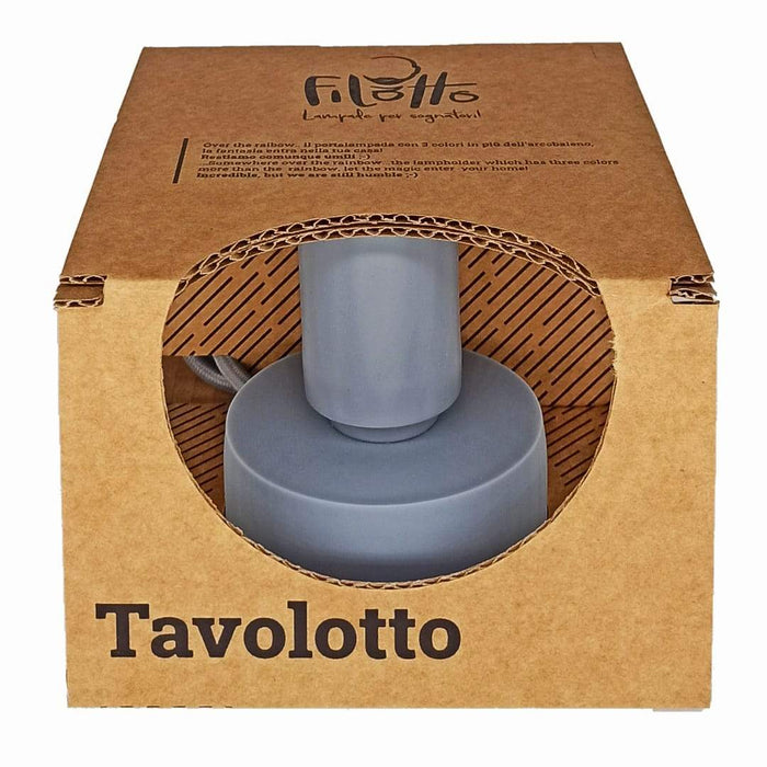 TAVOLOTTO GRAY SILICONE TABLE LAMP