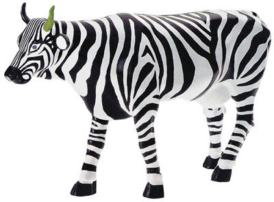 COW PARADE LARGE H 170MM X 290MM THE GREENHORN 