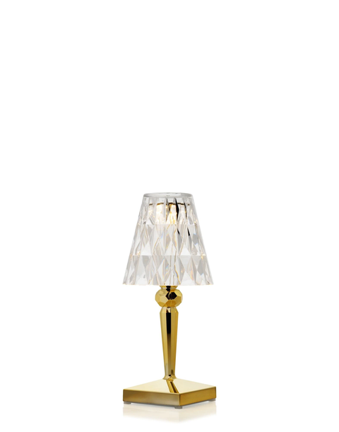 KARTELL BATTERY METALLIC GOLD LAMP ART 09145 GG